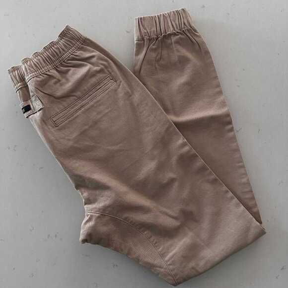 ZANEROBE SURESHOT JOGGER IN SANDSTONE (KHAKI) - Picture 1 of 5
